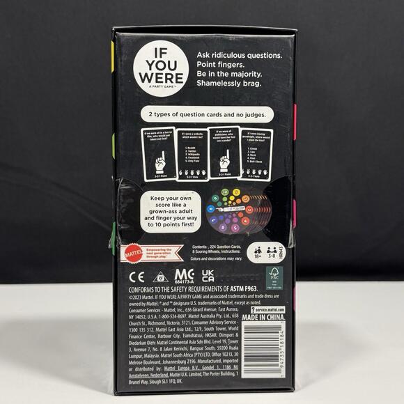 Mattel If You Were Party Game for Adults with Questions & Finger Voting - Picture 2 of 8